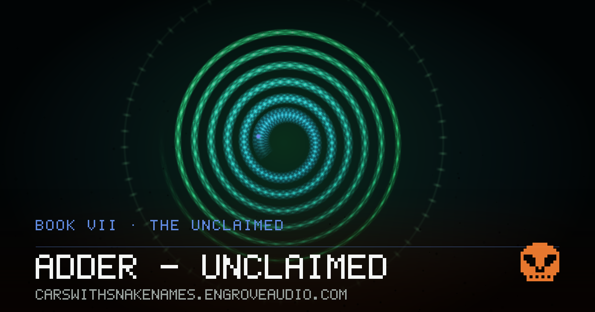 Procedurally generated serpent sigil for Adder — unclaimed, derived from its name