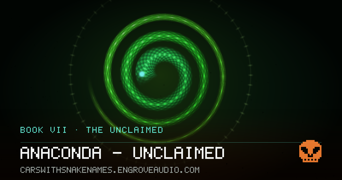 Procedurally generated serpent sigil for Anaconda — unclaimed, derived from its name