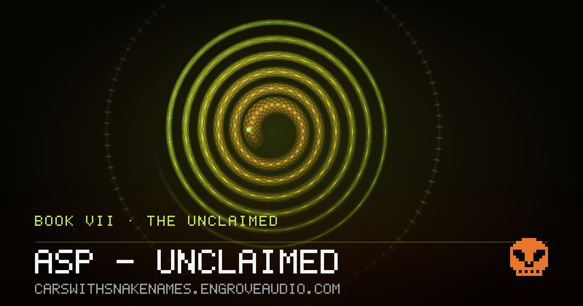 Procedurally generated serpent sigil for Asp — unclaimed, derived from its name