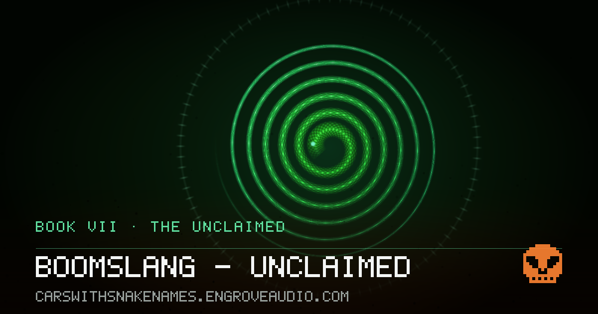 Procedurally generated serpent sigil for Boomslang — unclaimed, derived from its name