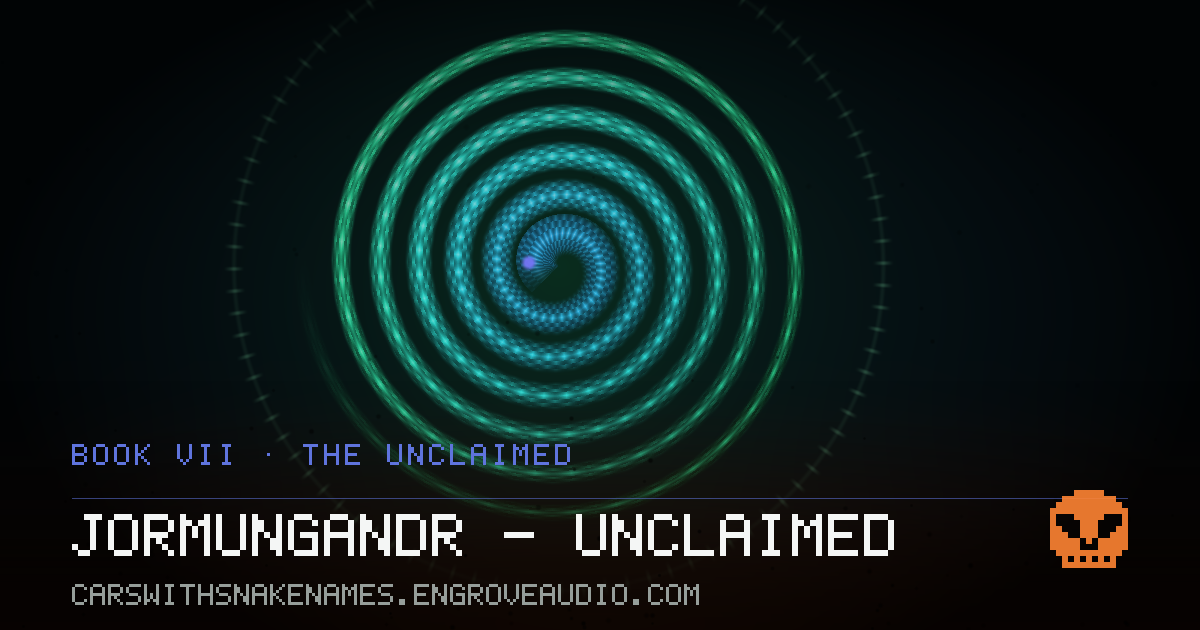 Procedurally generated serpent sigil for Jörmungandr — unclaimed, derived from its name