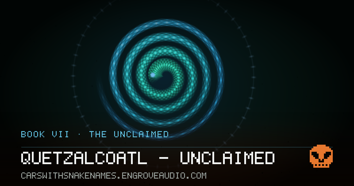 Procedurally generated serpent sigil for Quetzalcóatl — unclaimed, derived from its name